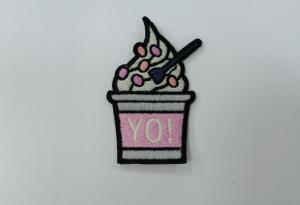 China TK Design Embroidered Patches For Clothes Heat Transfer Labels wholesale