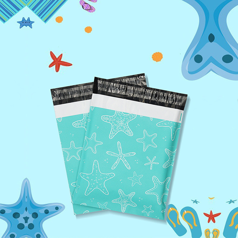 Non Toxic 20*35cm Poly Mailer Bags 50-100 Microns OEM ODM Printed