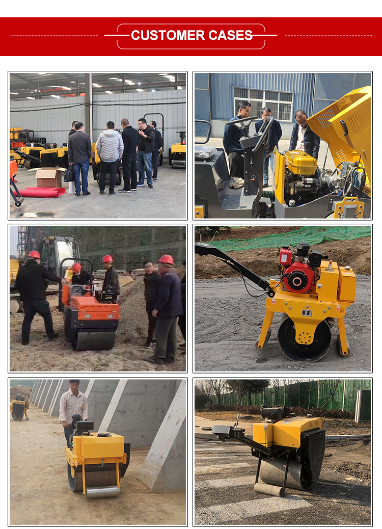 Food Beverage Shops 3.5ton 6 Ton Hydraulic Vibratory Road Roller for Construction Machine