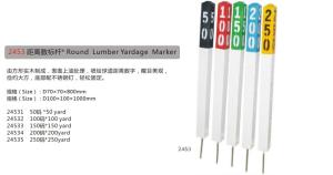 China Round Lumber Yardage Marker wholesale