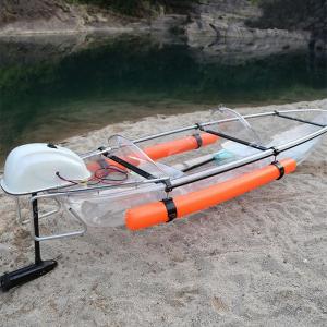 China Sightseeing Double Vision Kayak , Sit On Canoe For Tourist Attractions Lakes wholesale