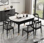 Round / Square Marble Top Dining Room Table With Solid Wood Or Metal Legs