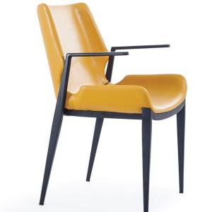 China Black Painted Frame 62x59x90cm Arm Chair Dining Chairs wholesale