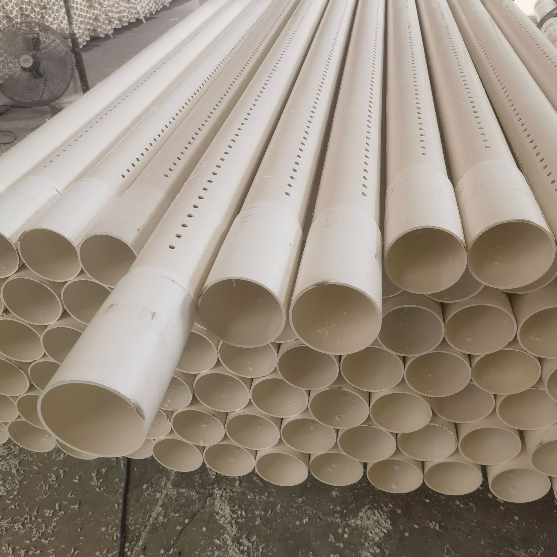 Customizable Perforated PVC Drainage Pipe with Round Head Long-Lasting Performance