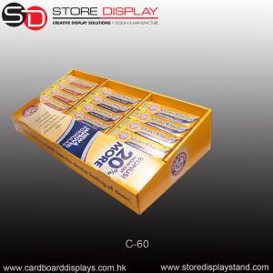China chewing snack tabletop display/counter display wholesale