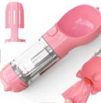Multifunctional Portable Dog Water Bottle Leakproof Retractable Lightweight Pet