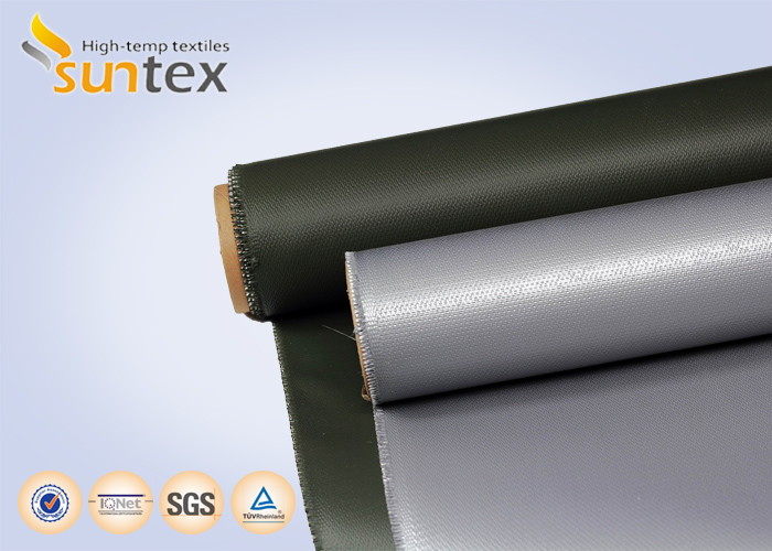 Heat Resistant Silicone Fabric Heat Reflective Fabric For Pipe Insulation And Pipe Wrap