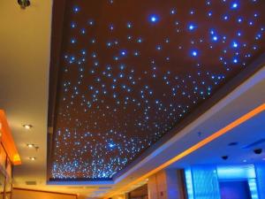 China 80W RGBWY Fiber Optic Star Panel 60x60cm For Home Cinema Remote Control wholesale