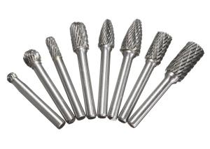 China Hard Alloy Tungsten Carbide Rotary Burrs For Metal Dies Grinder 50~81mm Length wholesale