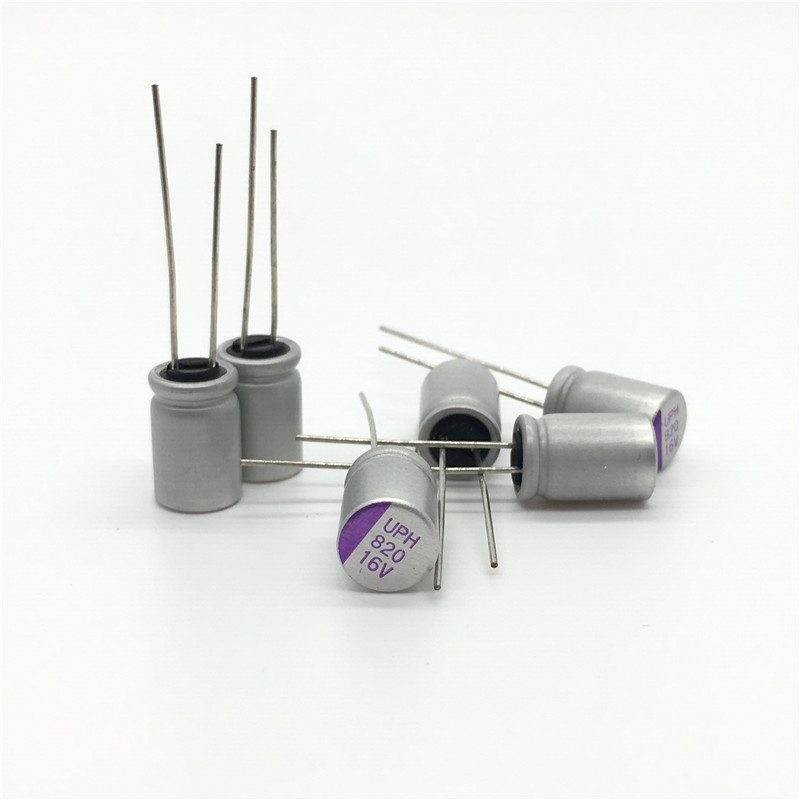 16V820UF Solid Electrolytic Capacitors LED Power Filter UPH1C821M1012 Low ESR Capability