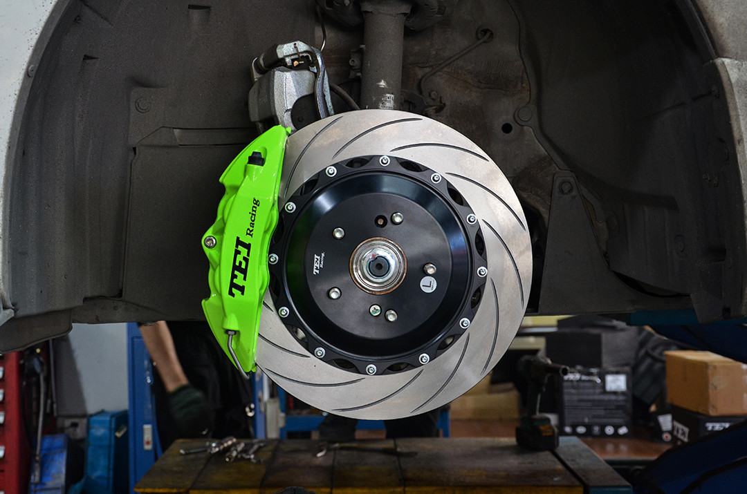BBK Kit 4 Piston Caliper Big Brake Kit For Honda Civic Front Wheel