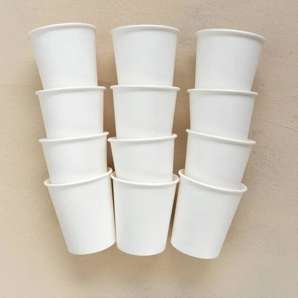 Recyclable Offset Print Customized Single Wall Coffee Milk Tea Disposable Paper Cups