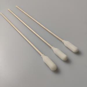 China Medical 150mm 6 Inch Foam Covered Wooden Cotton Swab wholesale