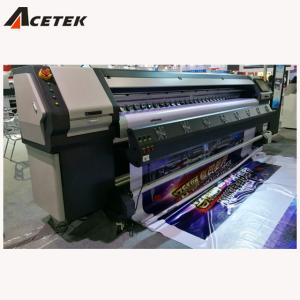China 3.2m 10ft Outdoor Solvent Printer , Multicolor Konica Solvent Printer wholesale