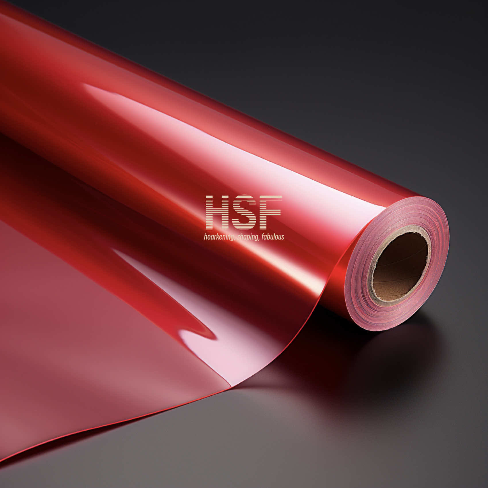 12 Micron Red PET Fluorosilicone Release Liner Silicone Coated Side Wound In