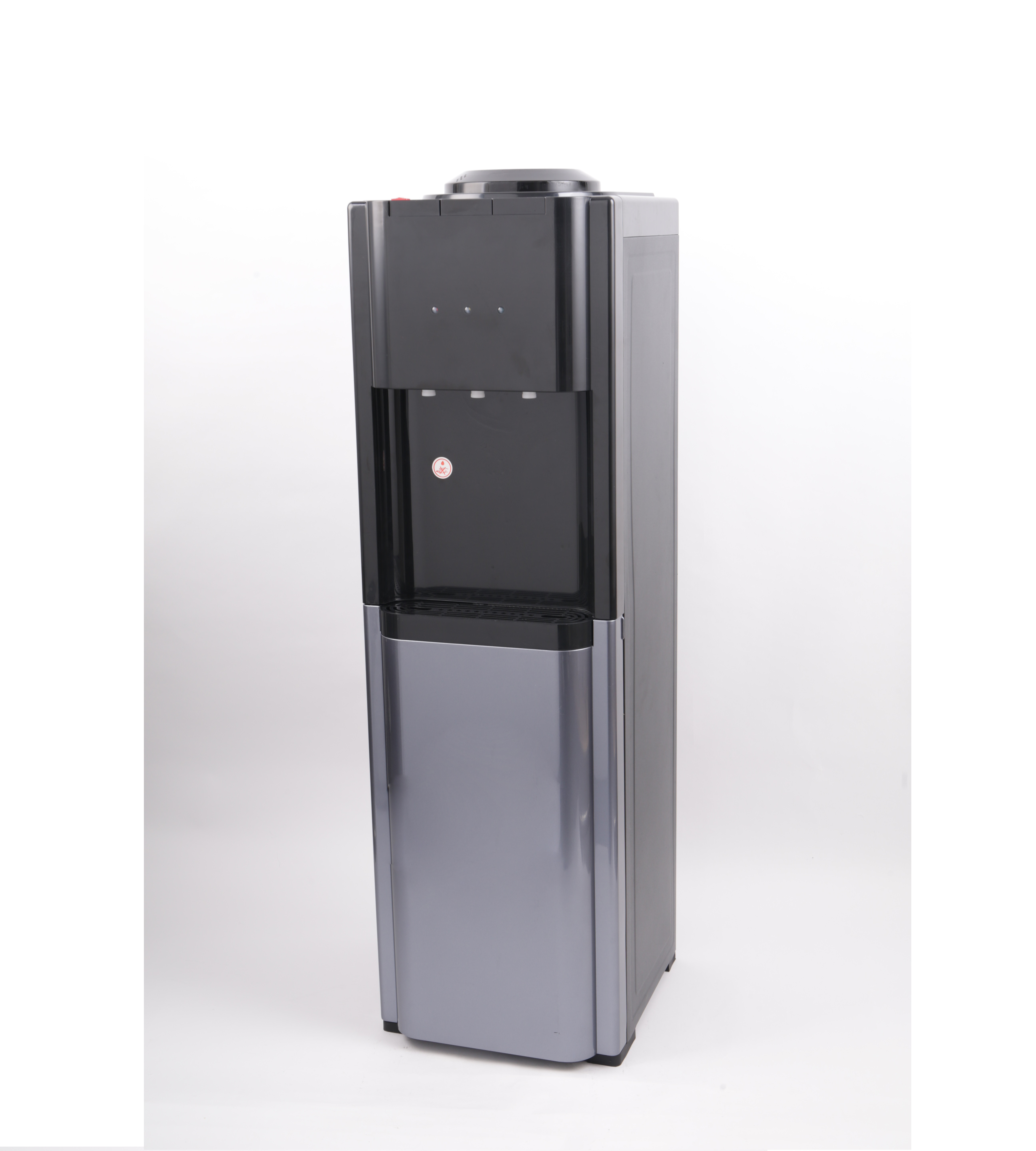 Silk Screen Printing Standing Water Dispenser With Compressor Stand Installation