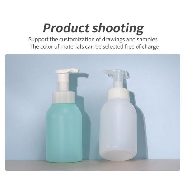30ml Plastic Cosmetic Bottles Empty Essential Oil Bottle Luxury With Bamboo Cap And PE Collar Box