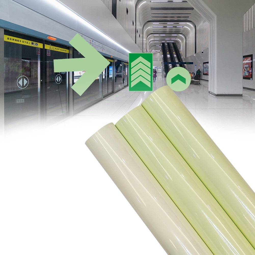 Customized Adhesive Luminous Vinyl Glow In The Dark For Glowing Signs