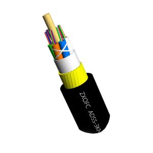 China All Dielectric Single Jacket ADSS Optical Cable 96 144 Cores wholesale