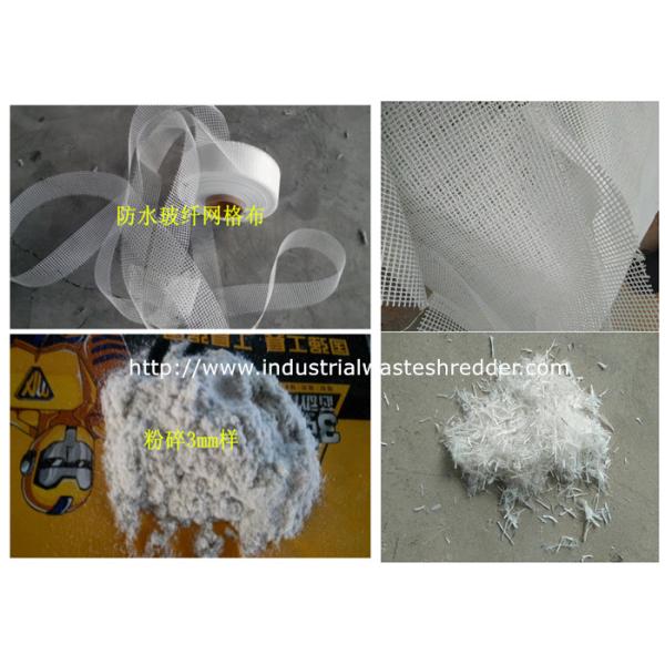 Waterproof Fiberglass Mesh Cloth Cutting Machine Fiberglass Drapery Shredder