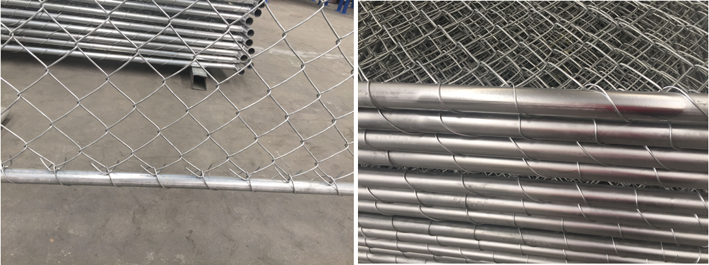 Standard Size Good Sale Chain Link Temporary Fence Manufacturer