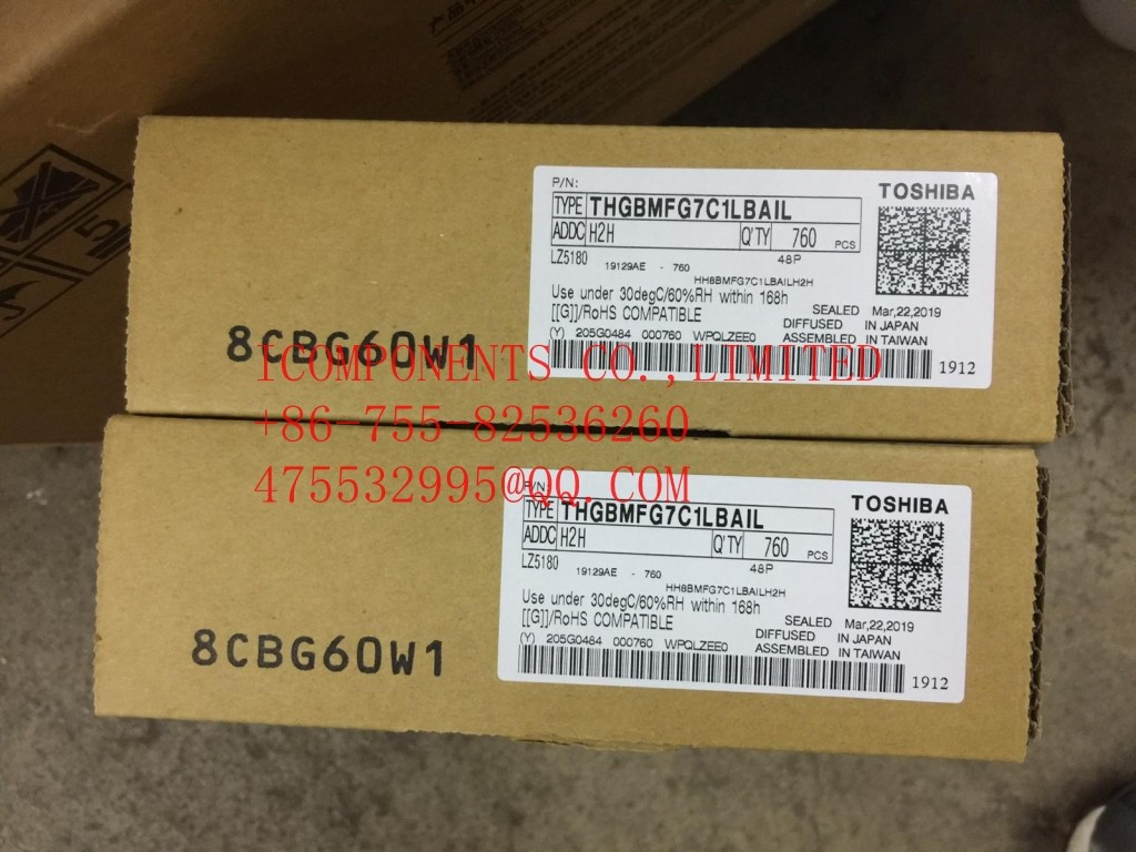 THGBMJG7C1LBAIL TOSHIBA 16GB NAND 15NM EMBEDDED MULTIMEDIA CHIP (EEPROM) (ALT: THGBMJG7C1LBAIL)