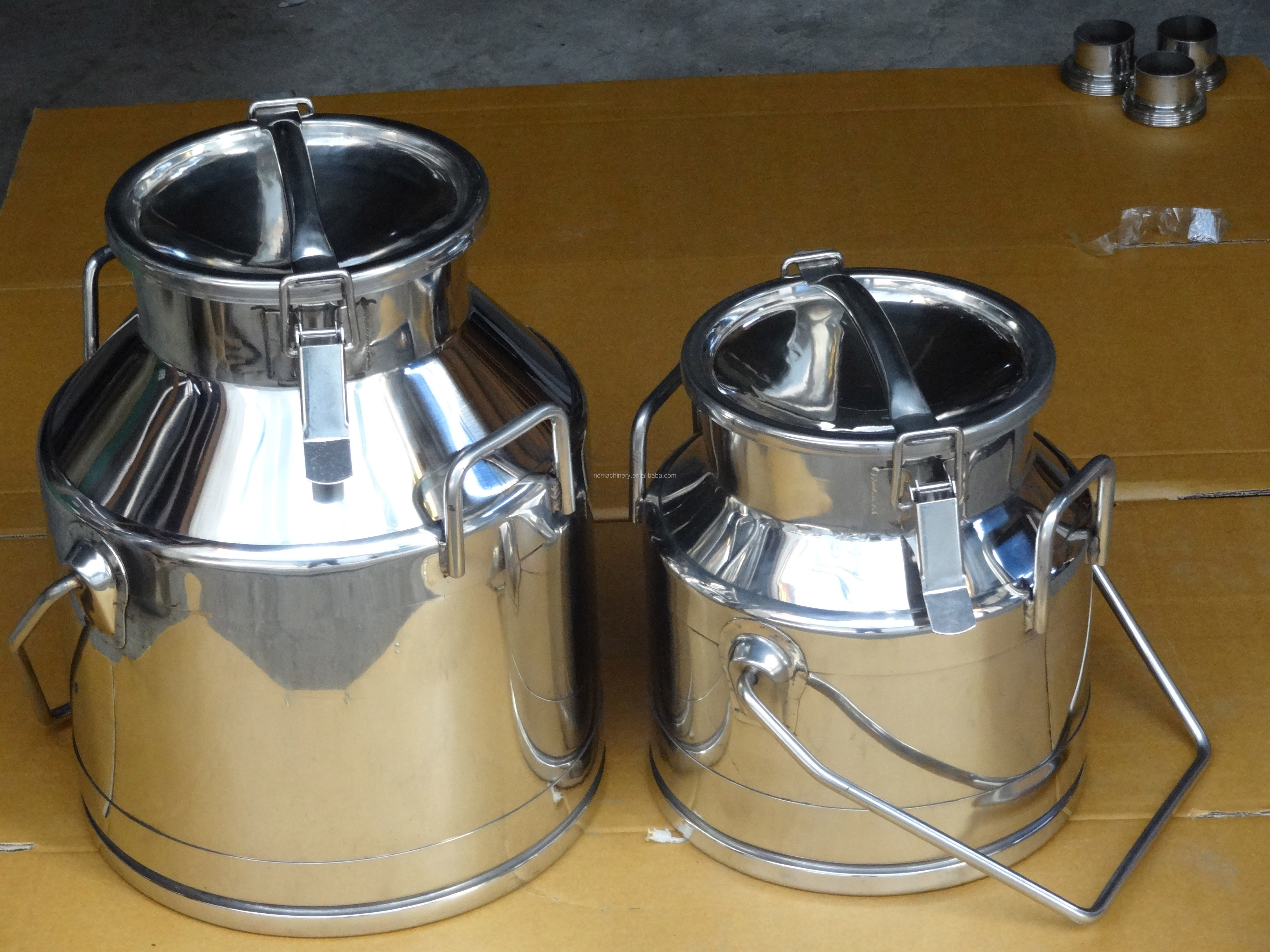 50L Milk Churn Food Sanitary Stainless Steel for Safe and Hygienic Dairy Production