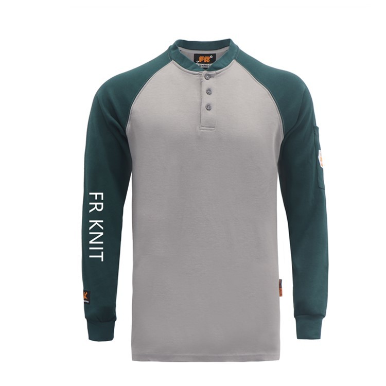 5xl En11611 Fire Retardant Welding Shirts 100% Cotton Two Tone