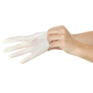 China Safety Disinfectant Disposable Medical Gloves Latex Hand Gloves Medium Thick wholesale