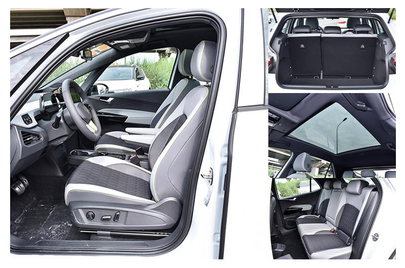 Adult 4 Wheel Volkswagen VW ID.3 Sedan EV Cars New Energy Vehicles
