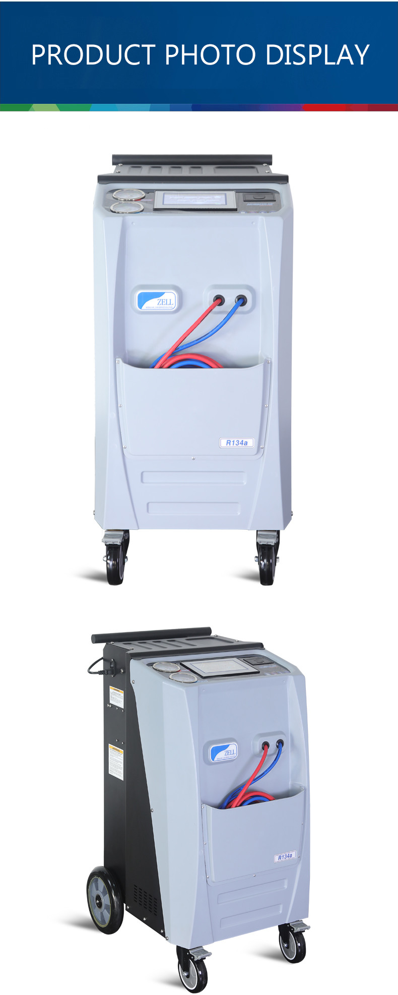 11CC Auto AC Refrigerant Recovery Machine A/C R134a Reclaim Unit