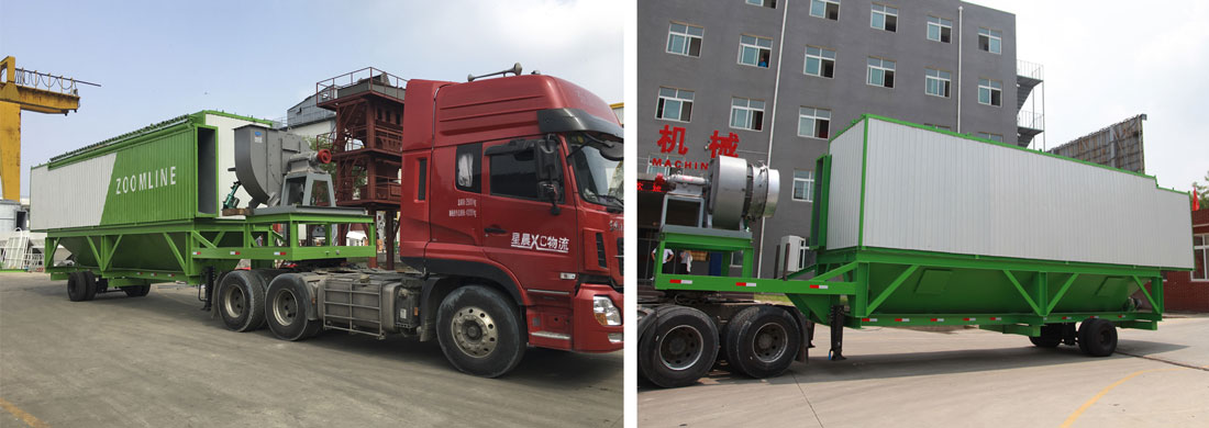 Fully Automatic Mobile Batching Plant 270 - 500kw Total Power Low Energy Consumption