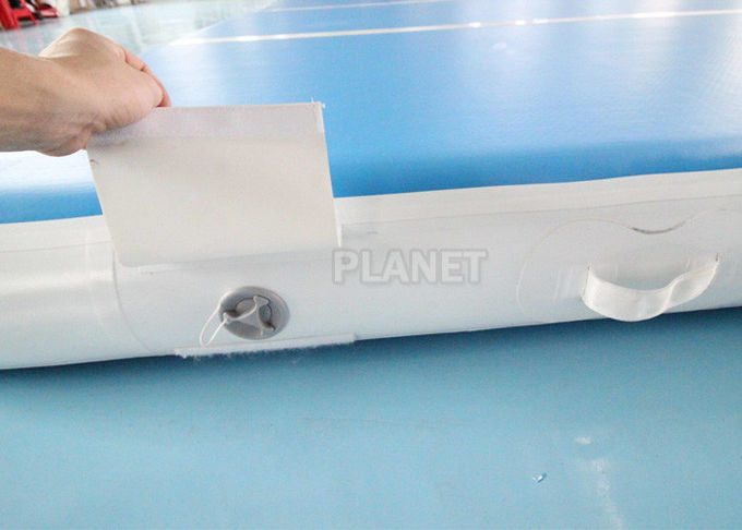 Blue 6x3x0.2m Inflatable Air Track For Swimming Pool Floating Mat