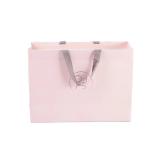 28.5*8*40cm Pink Paper Bags Custom Logo