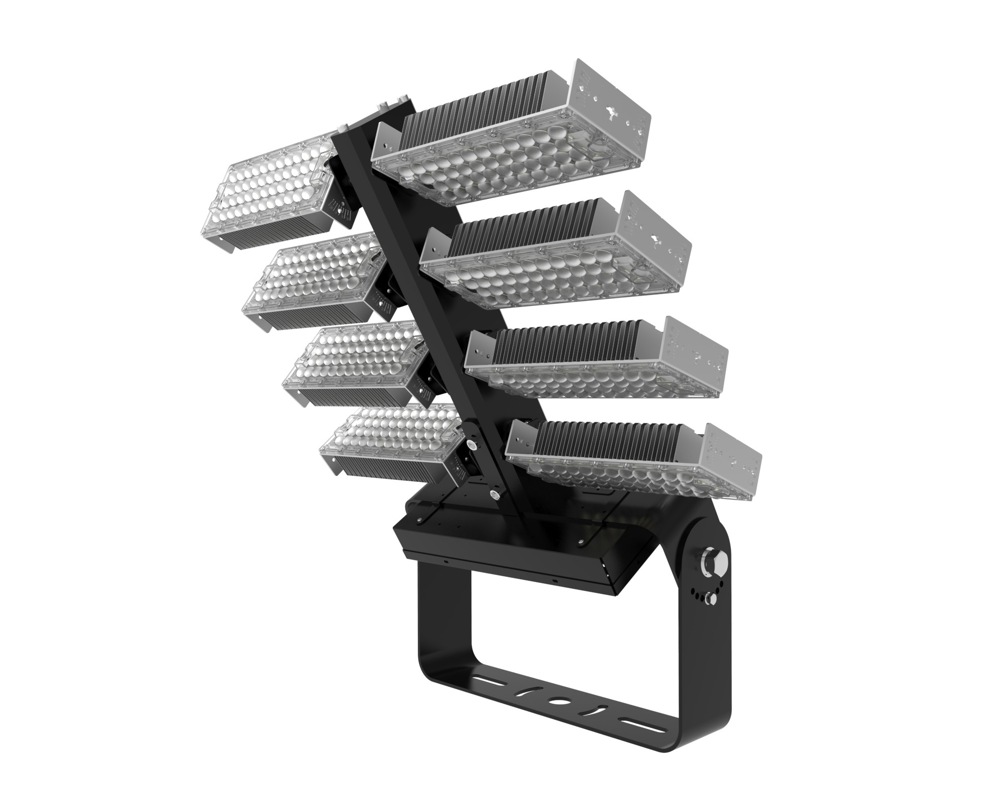 140000 lumen led outdoor stadium light on 40m high mast lighting pole 1000W china future lights