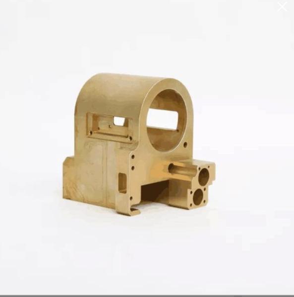 Brass Spare Lighting Parts Custom Machining Services Irregular Industrial