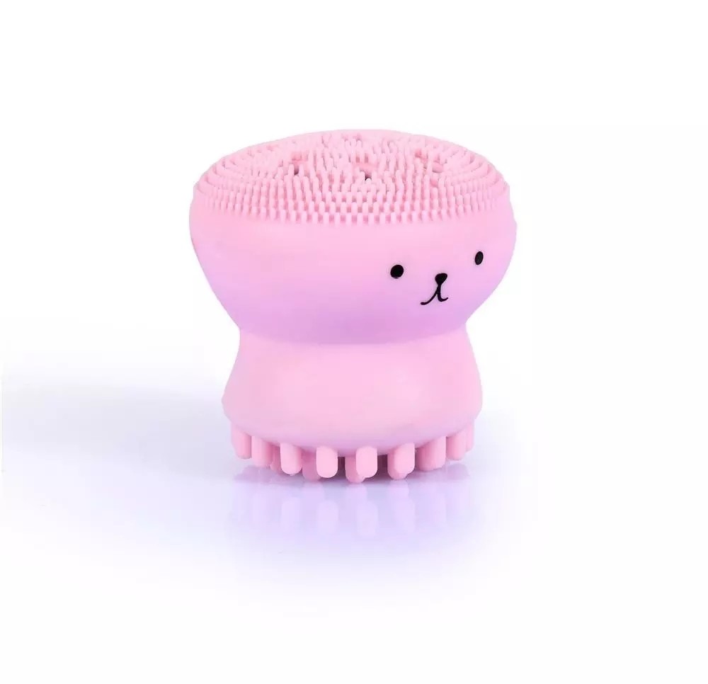 Softly Silicone Manual Multi Function Massage Exfoliator face washing brush