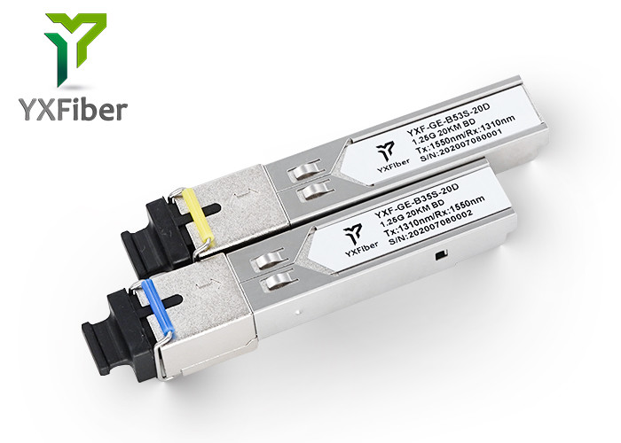 1.25Gb/S 20KM Bidirectional Sfp Transceiver 1.25G SFP Optical Module