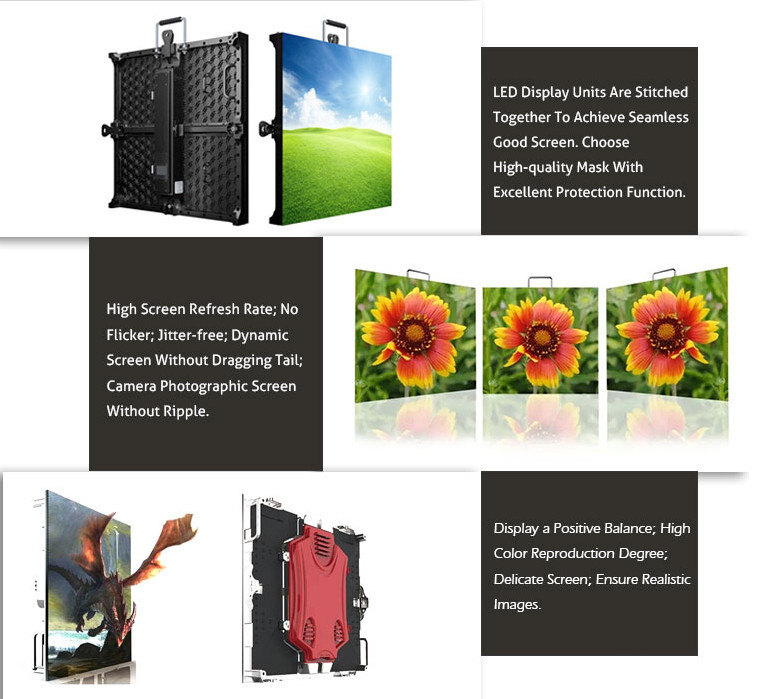 16 Scan Indoor LED Video Wall P5mm Led Screen For Home Theater