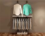 2400mm Height Clothing Display Racks Slatwall Clothing Display Non Corrosion