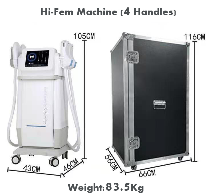 7 TeslaEMShape Ems Neo Rf 4 Handle Simultaneous Work EMShapeing Ems Body EMShape Slimming Machine