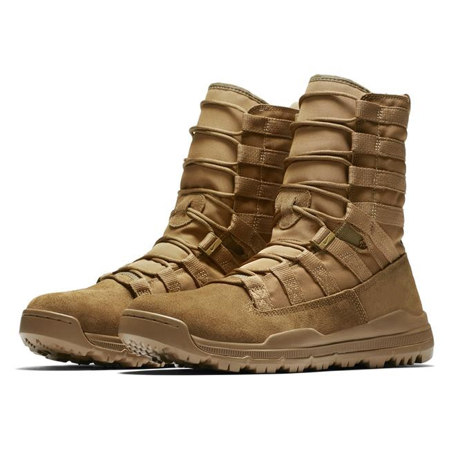 Phylon Midsole Coyote Brown Tactical Boots For Men Textured Arch OEM