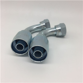 Reusable JIC Thread 3/4" Elbow Hydraulic Hose Ferrules