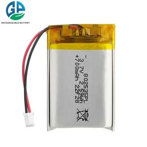 China 3.7v 700mah 802535 Lithium Polymer Lipo Battery Pack OEM ODM wholesale