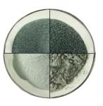 Black Green Silicon Carbide Powder 98% Purity SiC Grit Fine Powder For