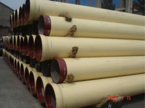 China ISO2531 K9 Ductile Iron Pipe Internal Polyurethane Coating Unit Length 6M wholesale