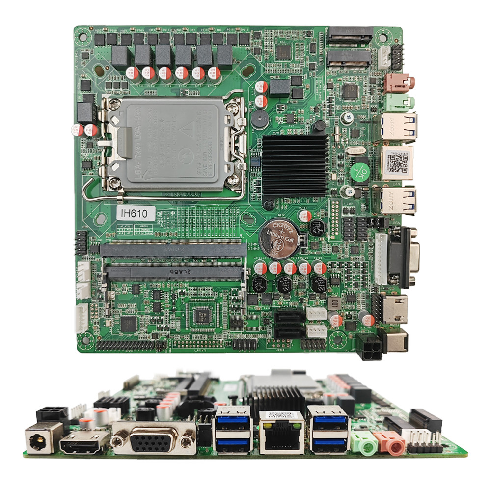 PCWINMAX H610 LGA1700 Mini ITX DDR5 PCIe 4.0 Desktop Motherboard Support OEM ODM