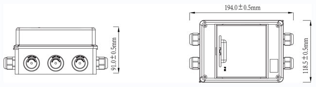 1-100m LED Control Distance LED Pool Light Controller , AC 12V RGBW LED Amplifier