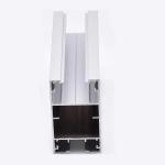 6063 Powder Coating Aluminum Door Profiles Glass Wardrobe Sliding Door Frame