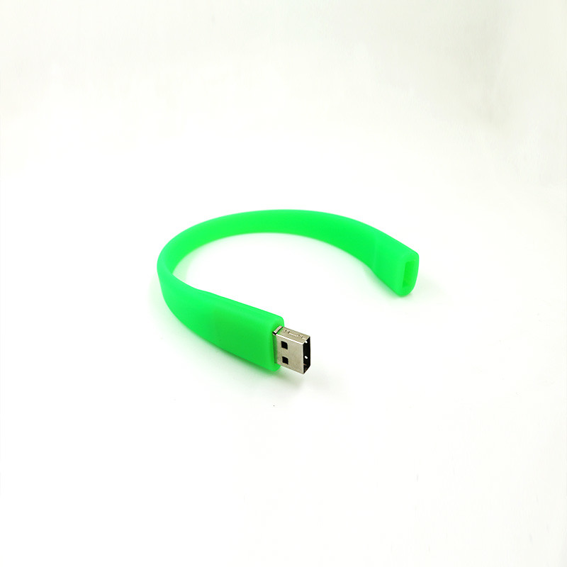 2.0 3.0 Silicone Wristband USB Flash Drive Bracelet Upload Data For Free